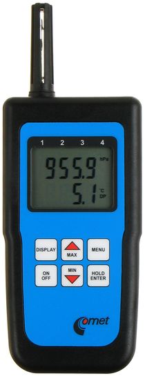 D4130 adatgyűjtős hőmérséklet, páratartalom és légköri nyomásmérő